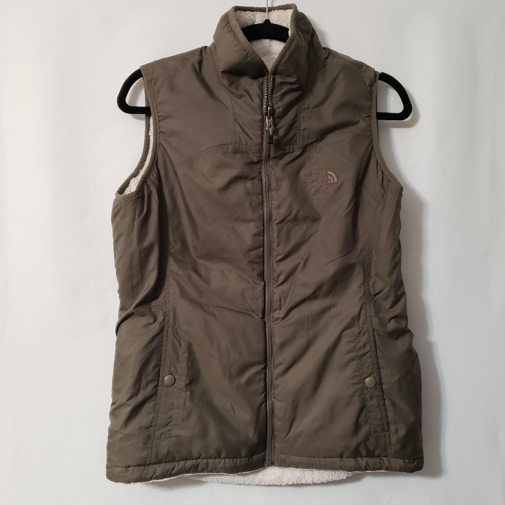 The North Face Insulated Fleece & Puffer Reversible Vest Atyn Style sz Medium